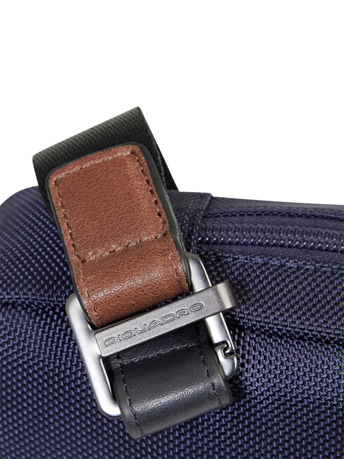 BRIEF 2 Bolsa de hombro azul/cuero - Bandoleras Hombre