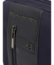 PIQUADRO BRIEF 2 Bolsa de hombro azul/cuero - Bandoleras Hombre - 7