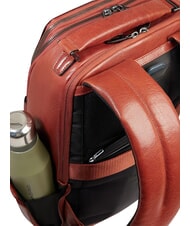 PIQUADRO S141 Mochila de cuero con soporte para port&aacute;til de 14". CUERO - Mochilas para port&aacute;til - 4