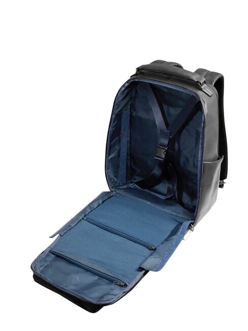 S141 Mochila de cuero con soporte para port&aacute;til de 14". negro - Mochilas para port&aacute;til