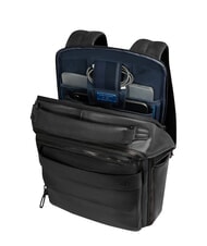 PIQUADRO S141 Mochila de cuero con soporte para port&aacute;til de 14". negro - Mochilas para port&aacute;til - 3