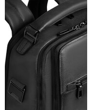 PIQUADRO S141 Mochila de cuero con soporte para port&aacute;til de 14". negro - Mochilas para port&aacute;til - 5