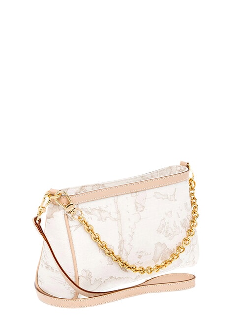 GEO CLASSIC Bolso de hombro con cadena blanco - Bolsos Mujer