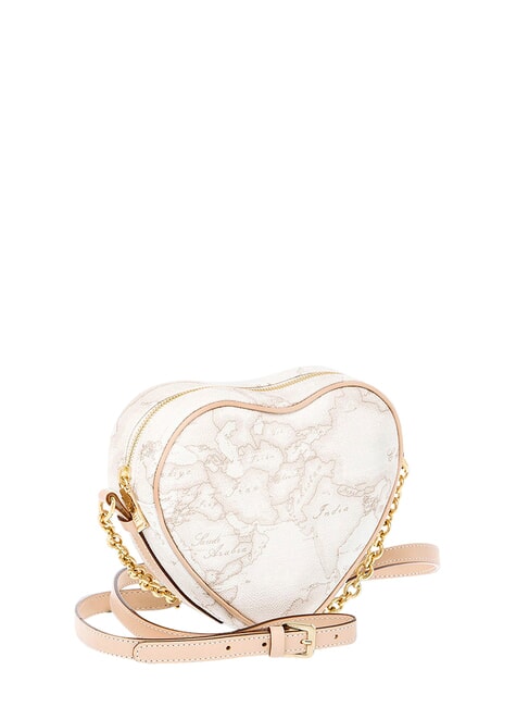 GEO CLASSIC Bolso de hombro con forma de coraz&oacute;n. blanco - Bolsos Mujer