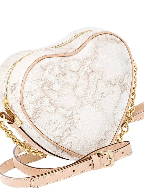 GEO CLASSIC Bolso de hombro con forma de coraz&oacute;n. blanco - Bolsos Mujer