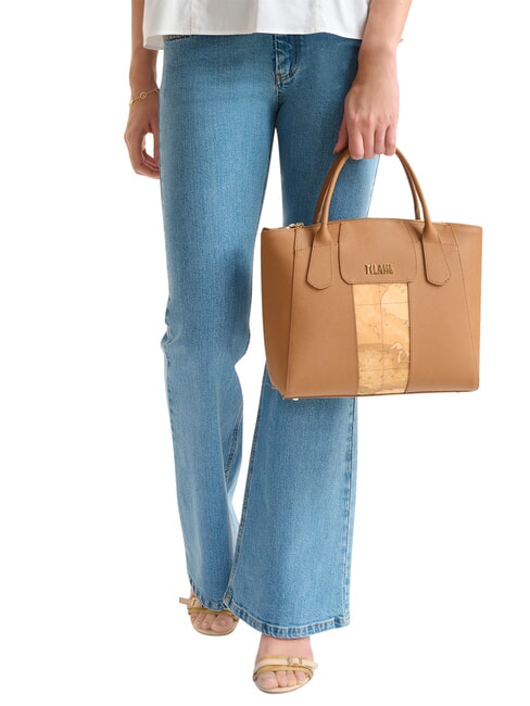 BLOO CITY Bolso de mano con bandolera TABACO - Bolsos Mujer