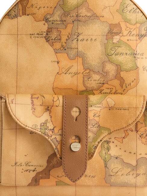 ESCAPE GEO Mochila con bolsillo frontal TABACO - Bolsos Mujer