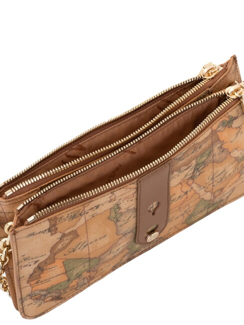 ESCAPE GEO Bolso de hombro con cadena y correa para el hombro. TABACO - Bolsos Mujer