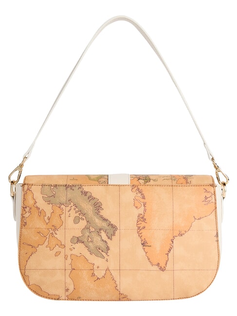 ESCAPE GEO Bolso de hombro con correa para el hombro. Marfil - Bolsos Mujer