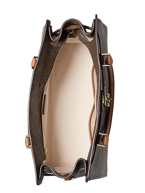 HAMILTON MODERNE Bolso de mano grande con correa para el hombro. marr&oacute;n/bellota - Bolsos Mujer