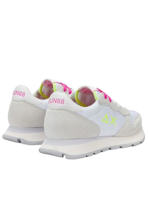 ALLY SOLID Zapatillas blanco/fucsia fluorescente - Zapatos Mujer