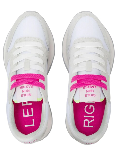 ALLY SOLID Zapatillas blanco/fucsia fluorescente - Zapatos Mujer