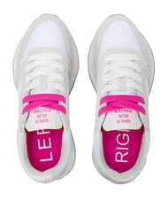 SUN68 ALLY SOLID Zapatillas blanco/fucsia fluorescente - Zapatos Mujer - 2