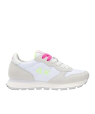 SUN68 ALLY SOLID Zapatillas blanco/fucsia fluorescente - Zapatos Mujer - 4
