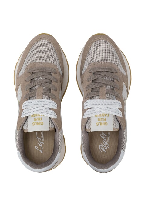 ALLY GLITTER TEXTILE Zapatillas piedra - Zapatos Mujer