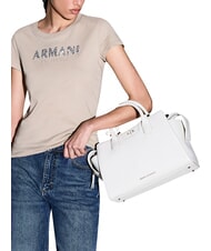 ARMANI EXCHANGE AMELIE Bolsa de compras con correa para el hombro sal marina - Bolsos Mujer - 2