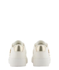 ARMANI EXCHANGE KURT Zapatillas blanco roto + oro p&aacute;lido - Zapatos unisex - 2