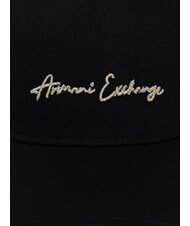 ARMANI EXCHANGE ESSENTIAL gorra de b&eacute;isbol negro/oro - Sombreros - 4