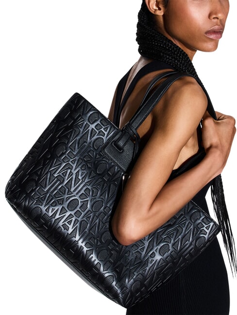 A|X ALL OVER Bolso de hombro negro - Bolsos Mujer