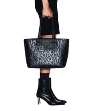 ARMANI EXCHANGE A|X ALL OVER Bolso de hombro negro - Bolsos Mujer - 3