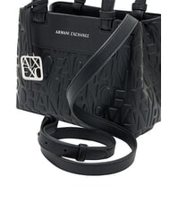 ARMANI EXCHANGE A|X CHARM Mini bolso con bandolera negro - Bolsos Mujer - 6