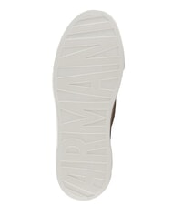 ARMANI EXCHANGE KURT Zapatillas blanco roto + oro p&aacute;lido - Zapatos unisex - 3