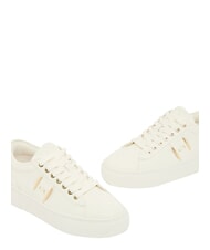 ARMANI EXCHANGE KURT Zapatillas blanco roto + oro p&aacute;lido - Zapatos unisex - 6
