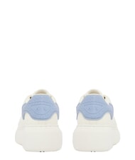 ARMANI EXCHANGE SUPER MINI-TUMBLED Zapatillas blanco roto + glacial - Zapatos Mujer - 4