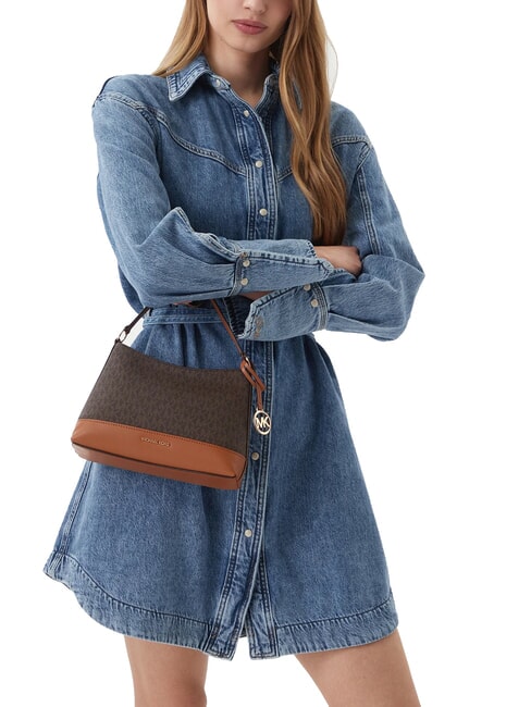 ANDIE Bolso de hombro marr&oacute;n/bellota - Bolsos Mujer