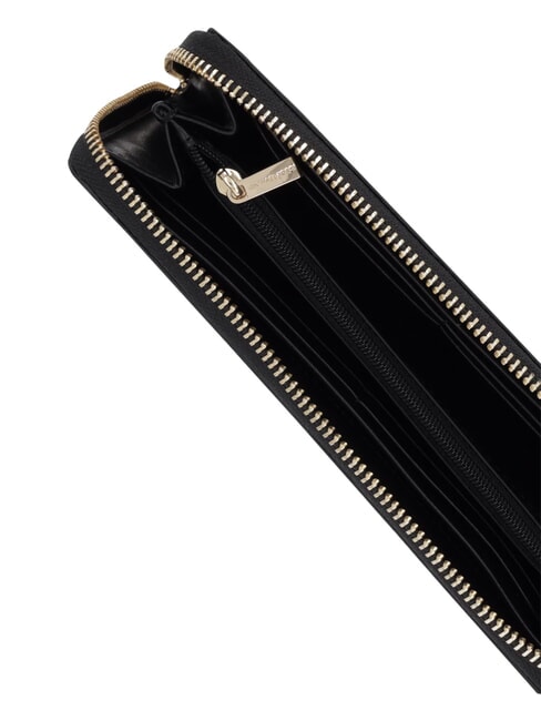 JET SET Cartera de cuero negro - Carteras Mujer