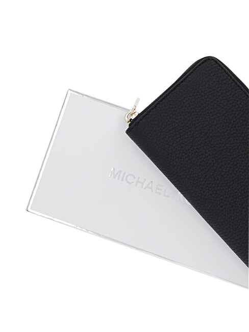 JET SET Cartera de cuero negro - Carteras Mujer