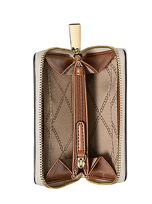 JET SET Tarjetero con monedero vainilla/acrn - Carteras Mujer