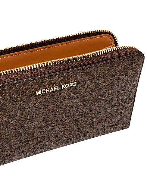 JET SET Cartera con cremallera marr&oacute;n/bellota - Carteras Mujer