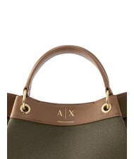 ARMANI EXCHANGE WAVE Bolsa de compras con correa para el hombro sabana/mineral - Bolsos Mujer - 4