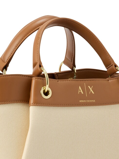 WAVE Bolsa de compras con correa para el hombro arcilla natural/salina - Bolsos Mujer