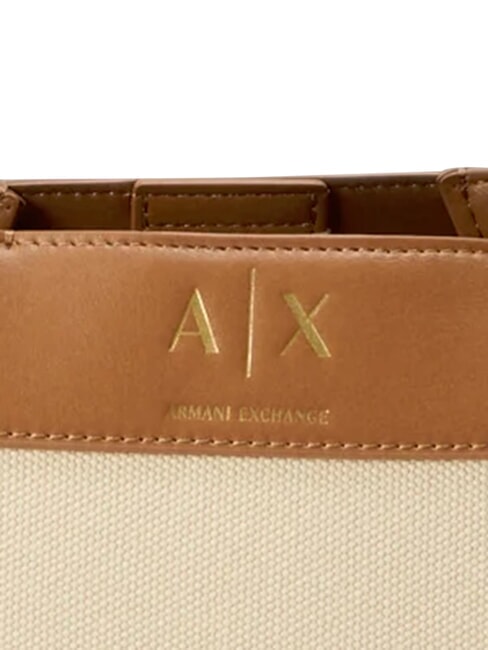 WAVE Bolsa de compras con correa para el hombro arcilla natural/salina - Bolsos Mujer