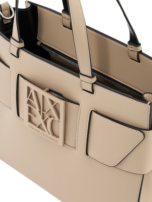 A|X BUCKLE Comprador de mano, con bandolera arena - Bolsos Mujer