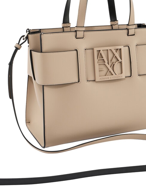 A|X BUCKLE Comprador de mano, con bandolera arena - Bolsos Mujer