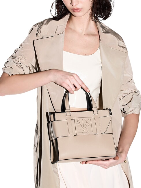 SUSIE Bolso tote, con bandolera arena - Bolsos Mujer