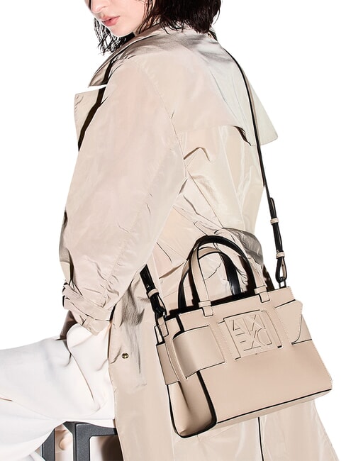 SUSIE Bolso tote, con bandolera arena - Bolsos Mujer