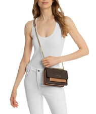 MICHAEL KORS CLAIRE Minibolso de hombro marr&oacute;n/bellota - Bolsos Mujer - 2