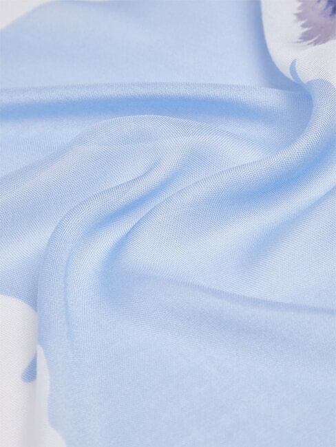 FLOWER ORCHID Bufanda ola azul brillante - Bufandas