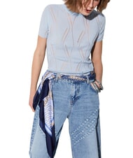 LIUJO METAL Bufanda vestido azul - Bufandas - 2