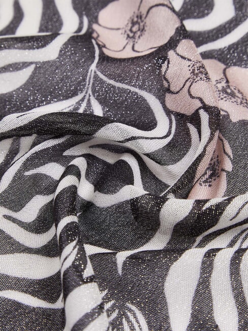 FLOWER Bufanda NEGRO - Bufandas