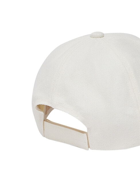LOGO STRIPED Gorra con visera crema blanca - Sombreros