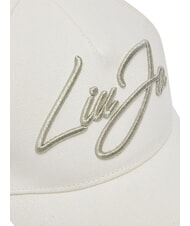 LIUJO LOGO STRIPED Gorra con visera crema blanca - Sombreros - 6