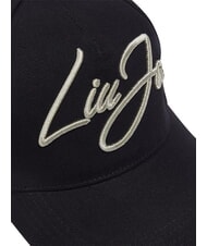 LIUJO LOGO STRIPED Gorra con visera NEGRO - Sombreros - 6