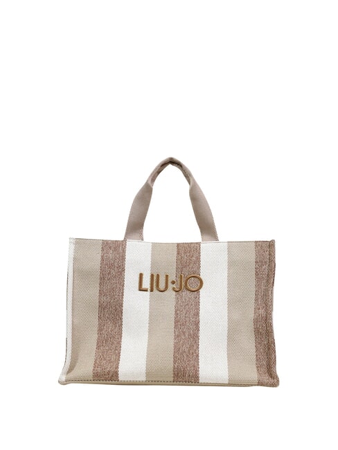 LOGO Bolso de mano con correa para el hombro. arena - Bolsos Mujer