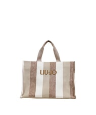 LIUJO LOGO Bolso de mano con correa para el hombro. arena - Bolsos Mujer - 3