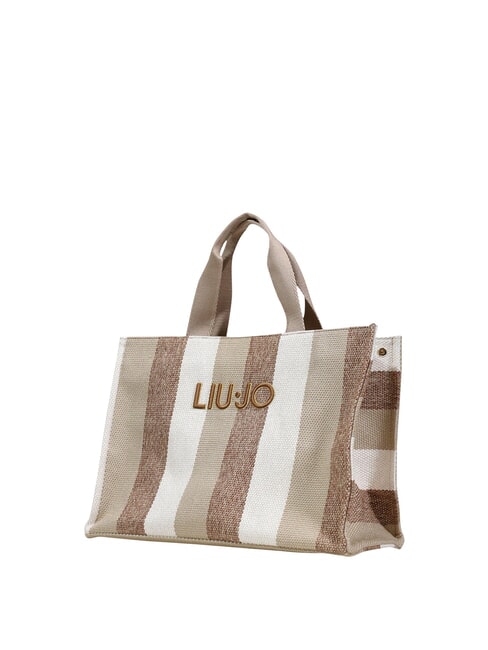 LOGO Bolso de mano con correa para el hombro. arena - Bolsos Mujer